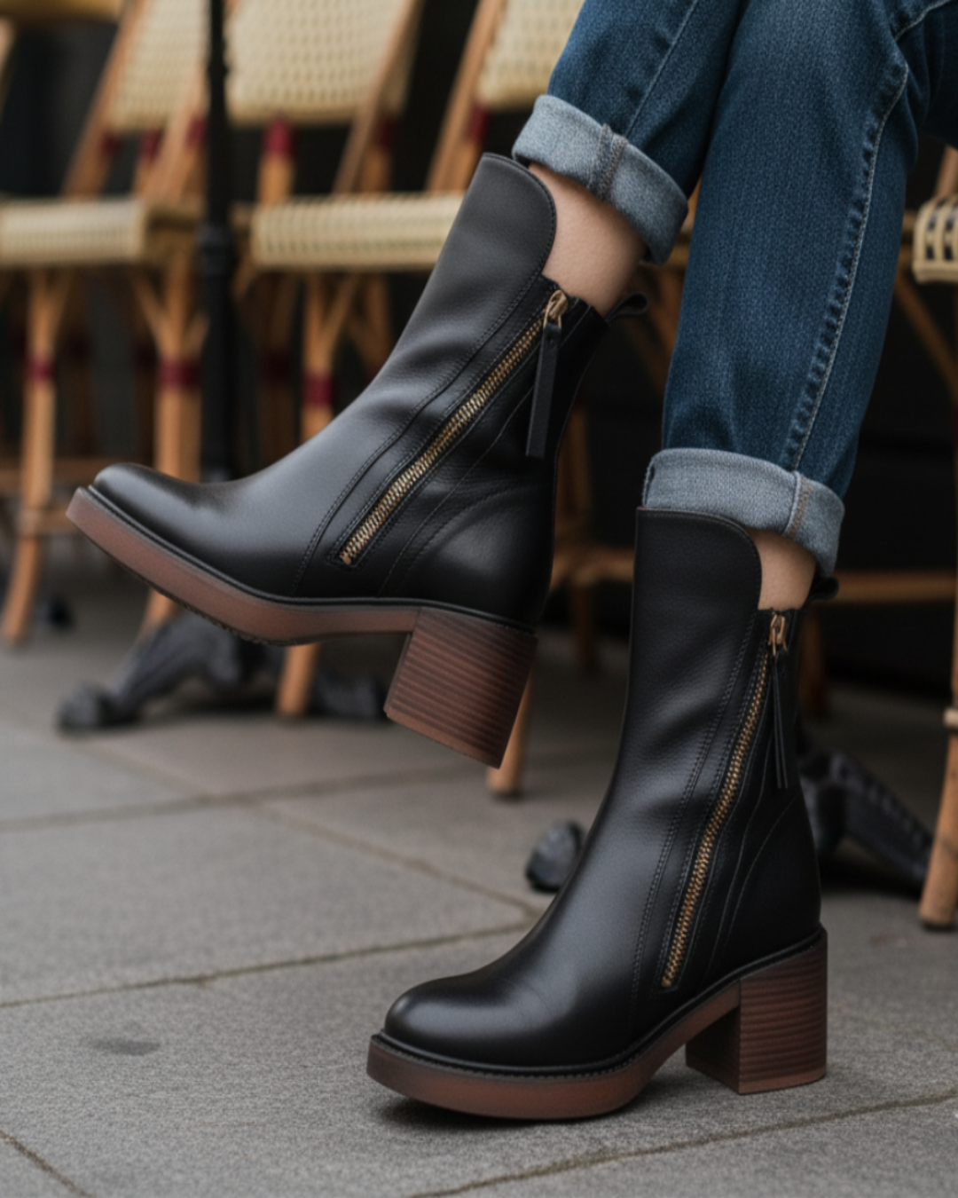 Sarah | Elegant Leather Boots