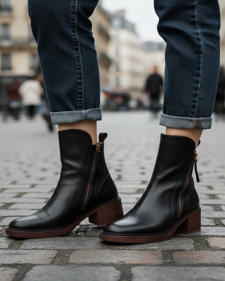 Sarah | Elegant Leather Boots