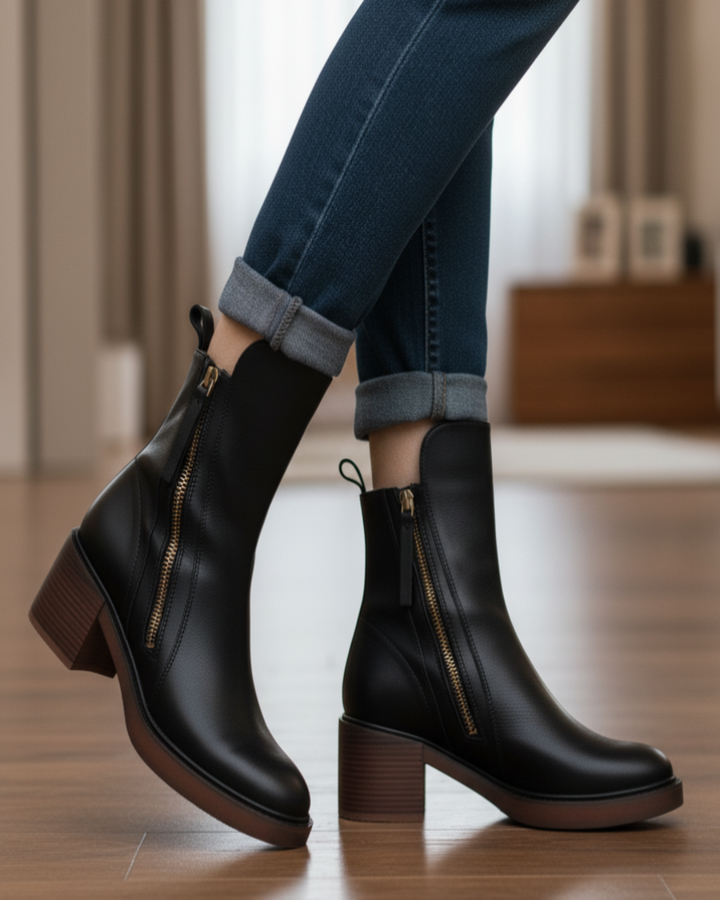 Sarah | Elegant Leather Boots