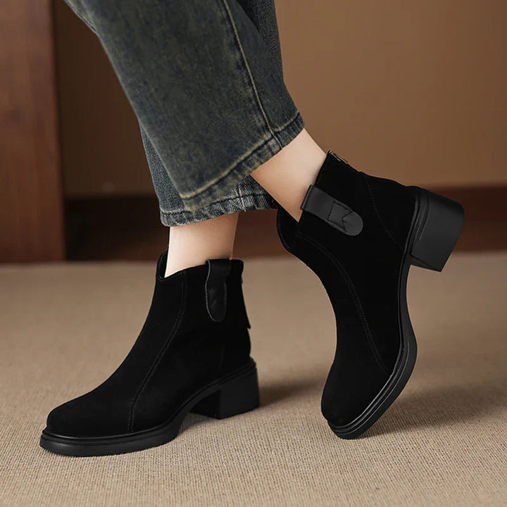 Nora | Elegant Suede Ankle Boots