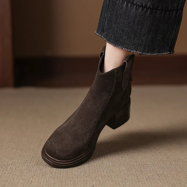 Nora | Elegant Suede Ankle Boots