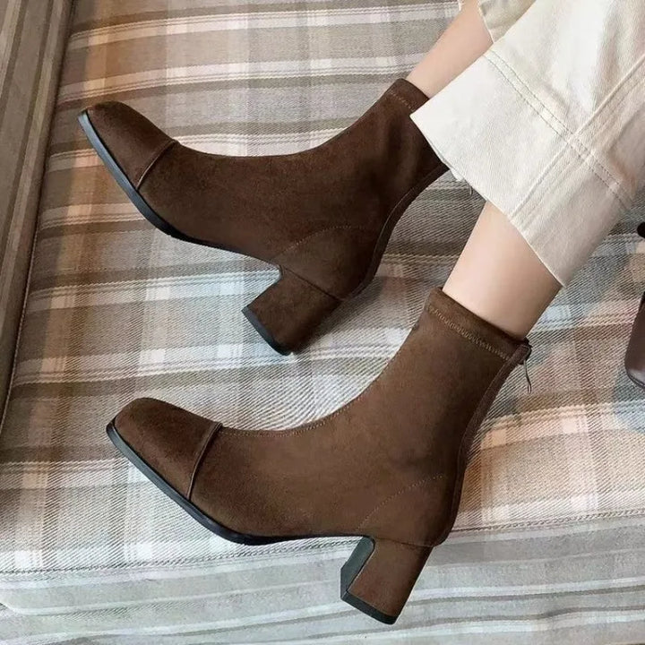 Lenora | Elegant Mid-Heel Boots