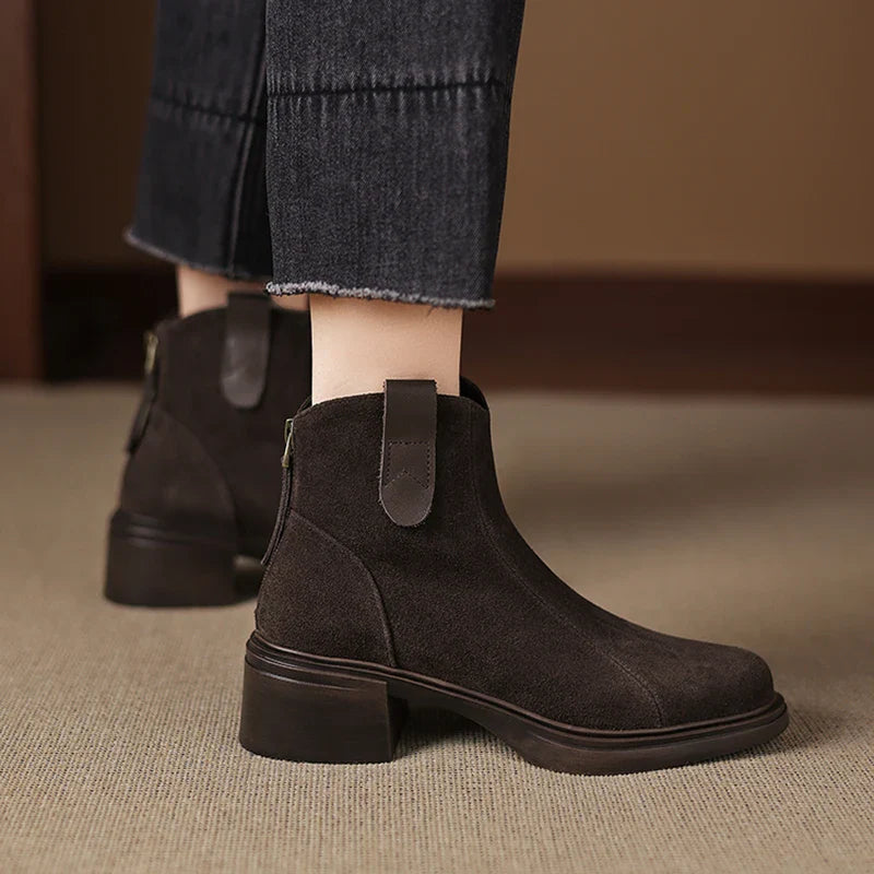 Nora | Elegant Suede Ankle Boots