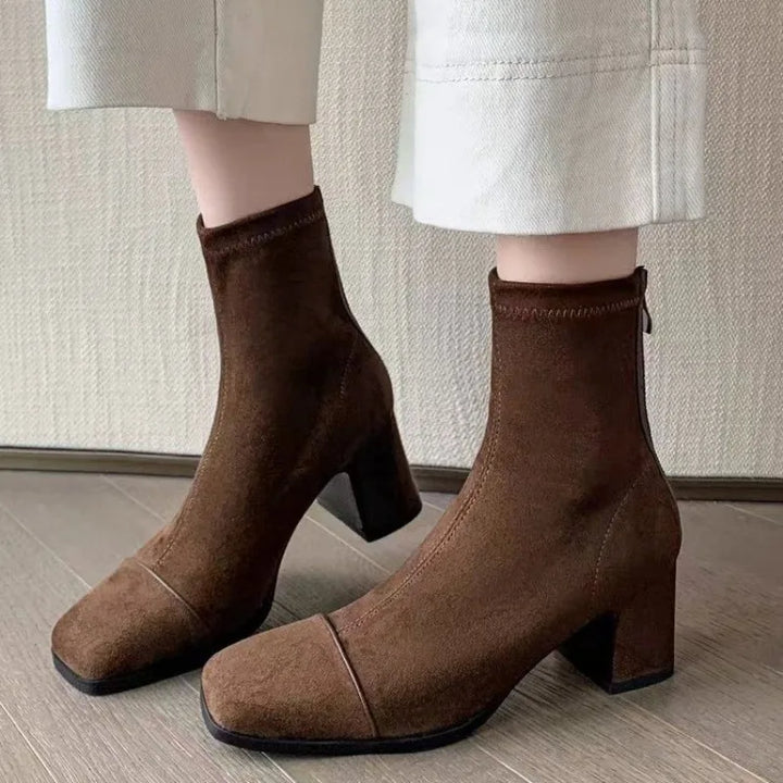Lenora | Elegant Mid-Heel Boots