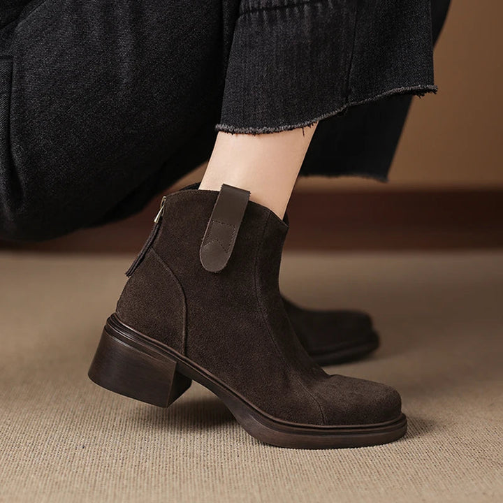 Nora | Elegant Suede Ankle Boots